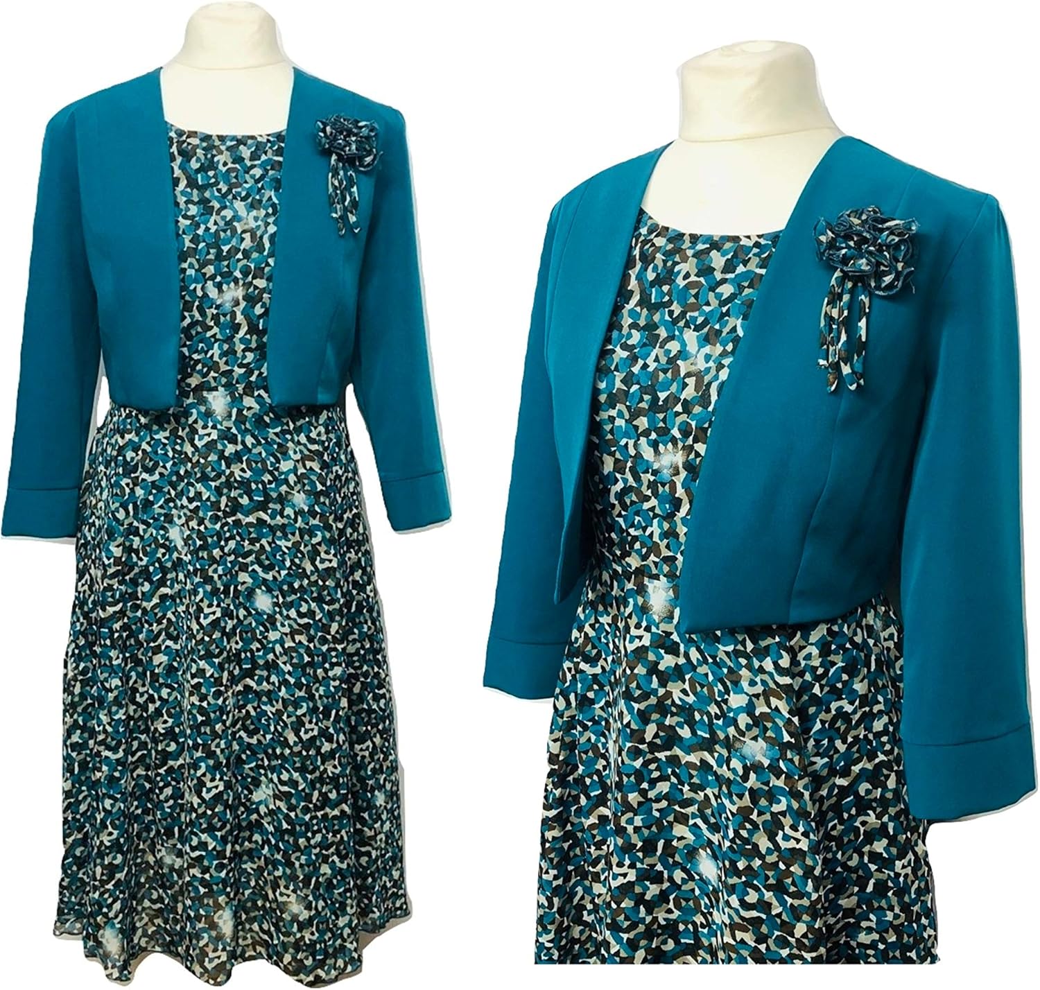 teal dress jacket womens