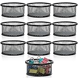 Nicunom 10 Pack Paper Clip Holder Mesh Paperclip