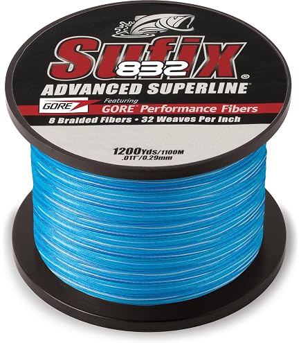 Amazon.com : Sufix 832 Braid Line-1200 Yards (Neon Lime, 80-Pound