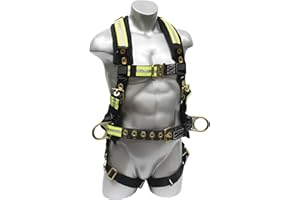 Elk River FireFly Platinum Series Harness with Quick Connect Buckles, 3 D-rings, Polyester/Nylon, 3X-Large