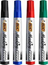BIC TS-140401 Marking 2000 Bullet Tip Permanent Marker Pack of 4 Assorted Colors view 6