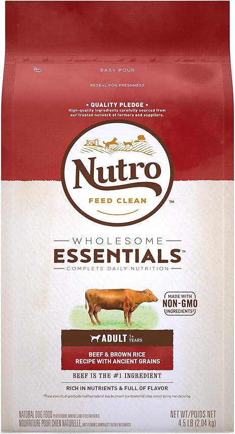 nutro dog food beef