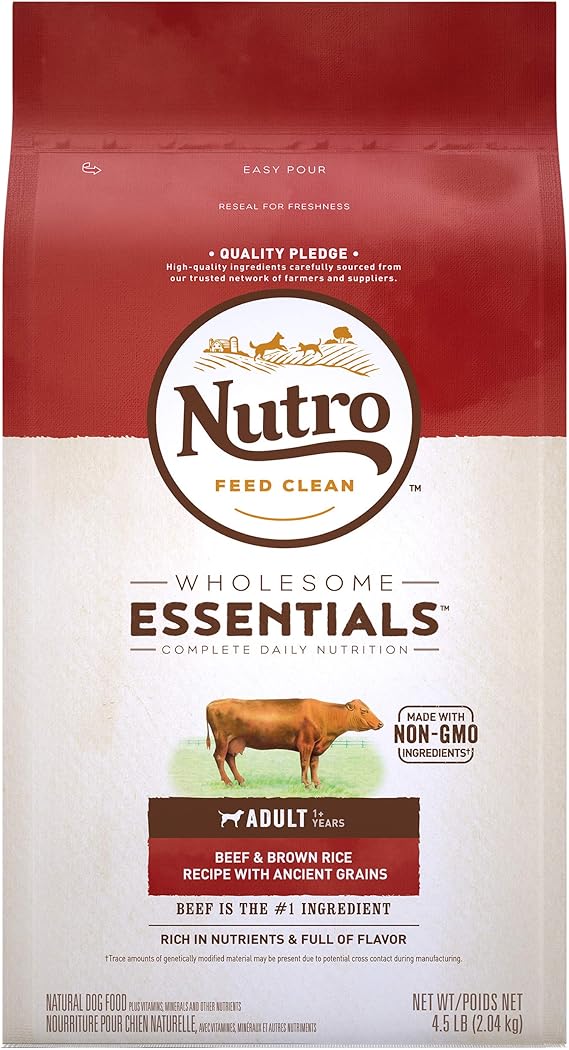 nutro dog food beef