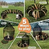 Odoland Outdoor Cat Tent Tunnel Large Foldable Enclosure Playpen view 2