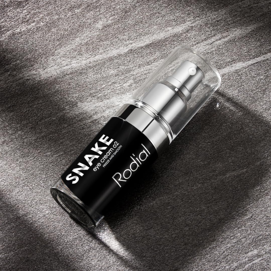 Rodial Snake Eye Cream 02 0.51fl.oz, Firming Eye Cream for Wrinkles and Fine Lines, Lightweight and Velvety Cream Formula, Tripeptide Technology for Smooth Skin Tone