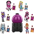 Monster High Potions Crystal Ball Mini Dolls, Surprise 3-inch Character Figures with Water Reveal, Charm and Fortune Card (Characters May Vary)