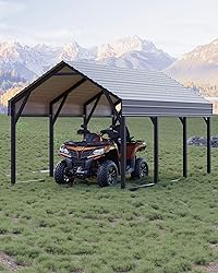GarveeLife 12x13 FT Metal Carport Shed, Reinforced