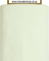 FT Fashion Track Cream Cotton Fabric by the Metre UK 58in 147.5cm 100% Cotton view 3