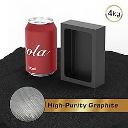 MMasters 4kg Premium Graphite Ingot Mold for Metal