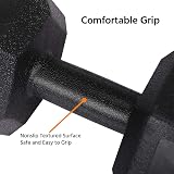 Yaheetech Arm Hand Dumbbell 5 KG Pair Hexagon Antiroll PVC Coated 10 kg view 8