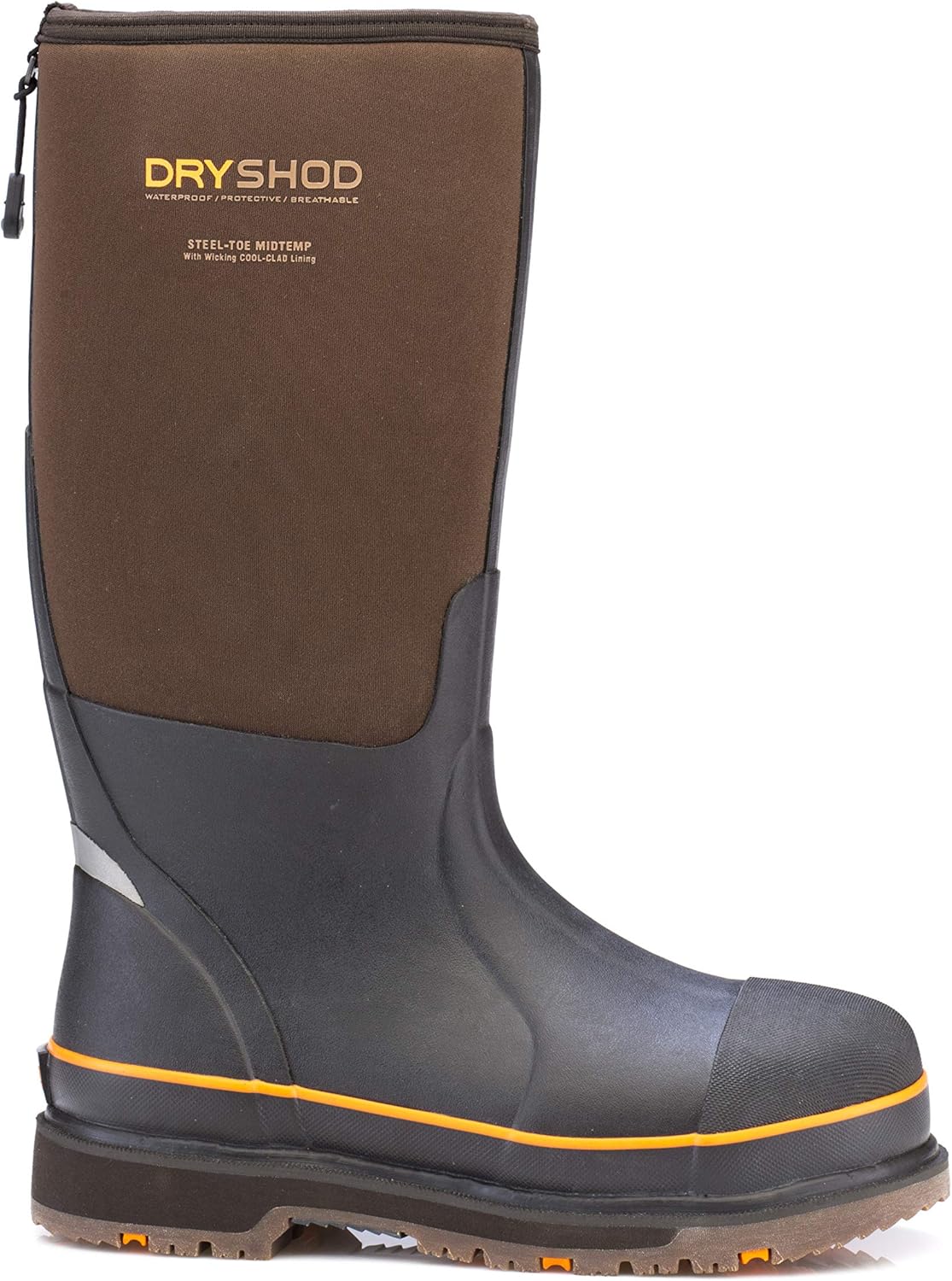 stretch steel toe boots