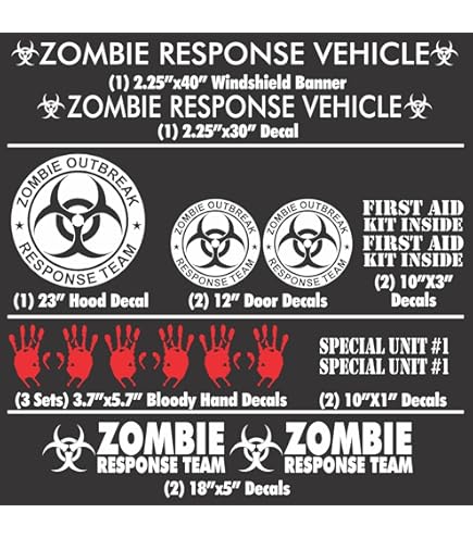 Wisconsin Zombie Hunting Permit Sticker Die Cut Decal Outbreak