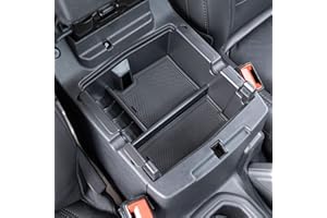PIMCAR Center Console Organizer Compatible with Jeep Wrangler JL/JLU 2018-2024 2025 & Jeep Gladiator JT Truck 2020-2025 Armrest Tray Storage Interior Accessories (Not for JK/JKU)