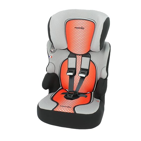 Nania Beline Group 1/2/3 Highback Booster Car Seat, Red Amazon.co.uk Baby