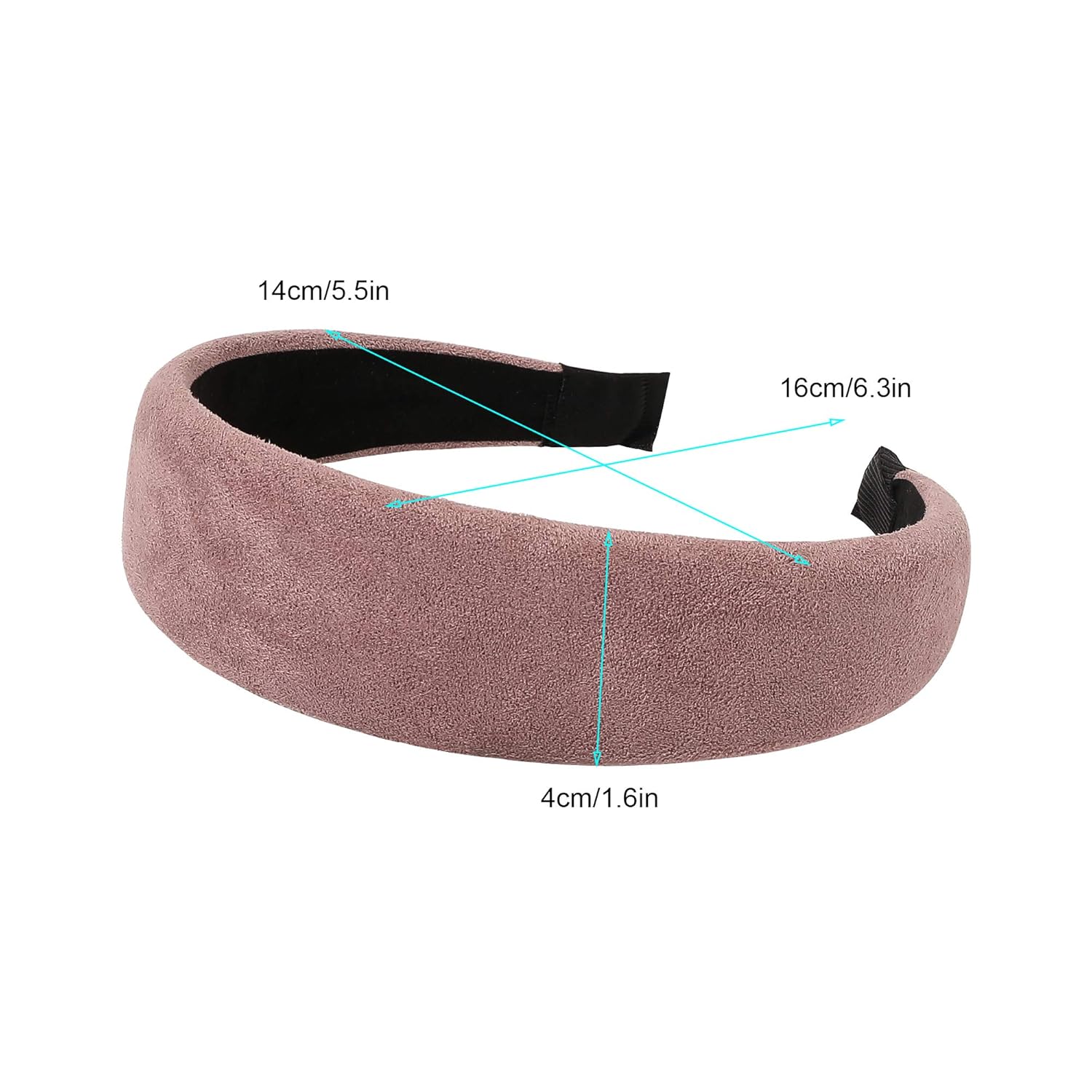 Ivyu Headbands for Women Head Bands - Fashion Womens Headband Diademas Para Mujer De Moda Hair Accessories Hairbands for Girls No Slip Cute Black Pink Gray Headband Gift for Women: Beauty