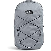 The North Face Jester Everyday Laptop Backpack - Commuter Daypack, Water Repellent, 16" Laptop Sleeve, Mid Grey Dark Heather/TNF Black-NPF, One Size