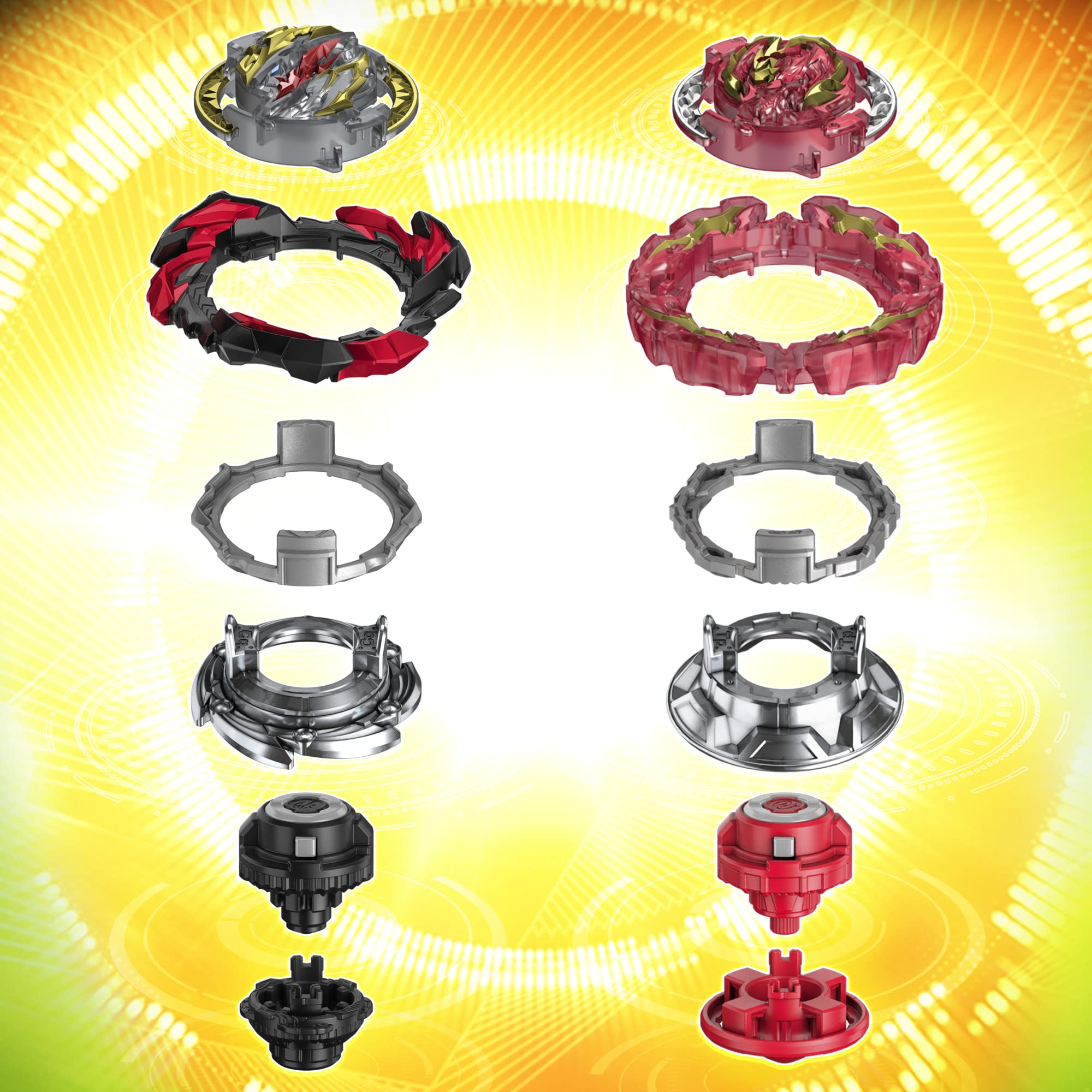 Hasbro F4694 / F4694AS00 / F4694AS00 Beyblade Burst QuadDrive Interstellar Drop Battle Set Game