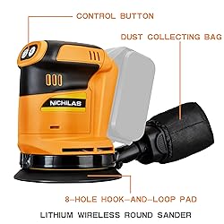 Orbit Sander Compatible with DEWALT 20V