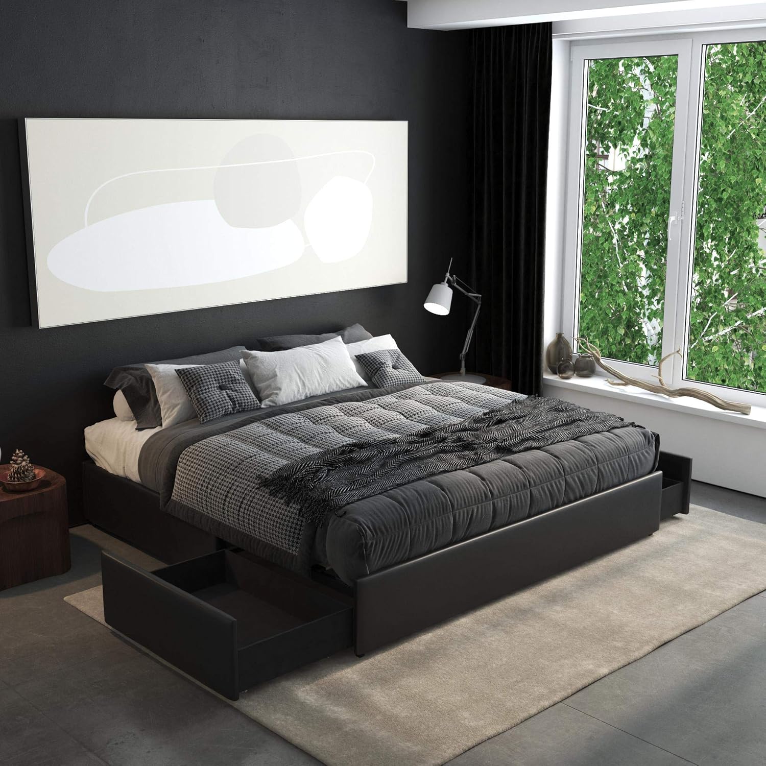 Best King Bed Frame 500 Lbs.Limit