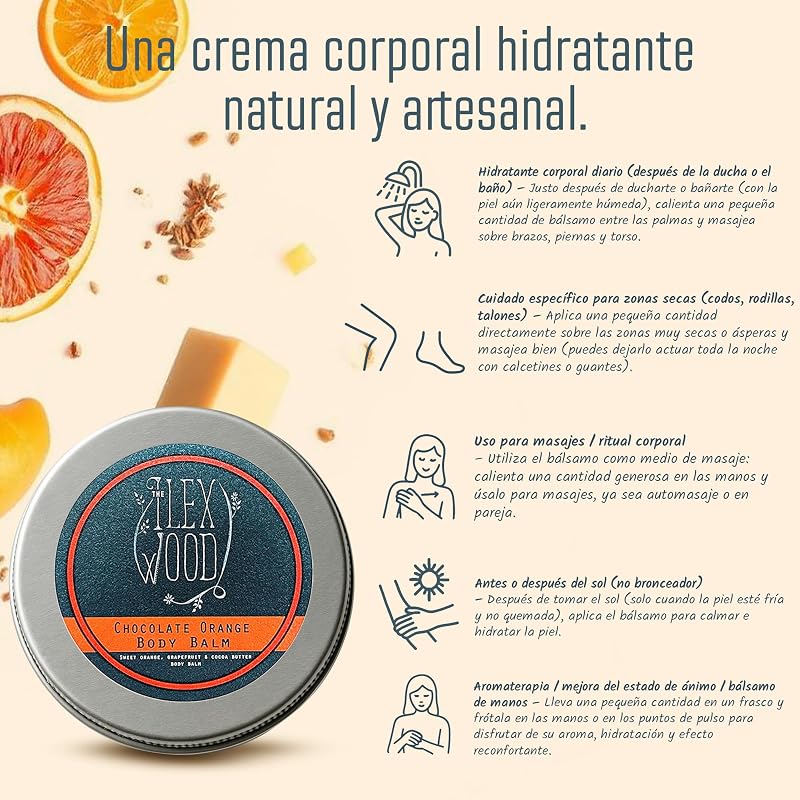 - Bálsamo Corporal Natural Chocolate y Naranja, 250ml — foto 5 de 6
