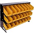Stalwart 24 Bin Parts Storage Rack Trays