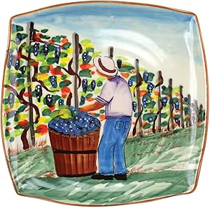 Vietri Cantina Square Platter