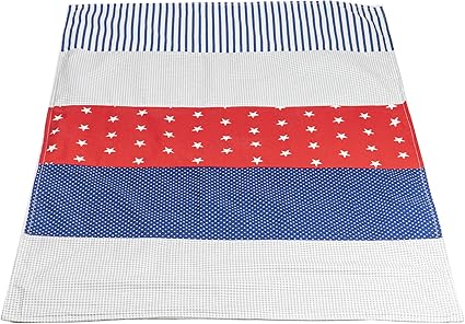 Totsy Baby Couverture Pour Bebe Patchwork Couverture Pour Bebe Ete Garcon Couverture D Ete Coton Minky Bleu Rouge 70 X 100 Cm Amazon Fr Cuisine Maison
