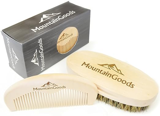 Barba Cepillo y Peine, barba Cuidado Set