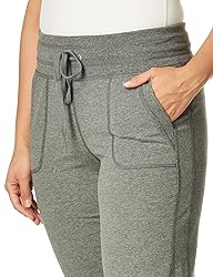 Danskin womens Straight athletic pants, Charcoal