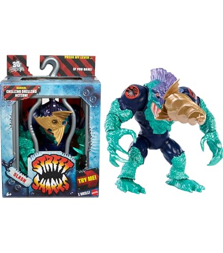 Amazon.com: Mattel Street Sharks Action Figure with Bite & Slam