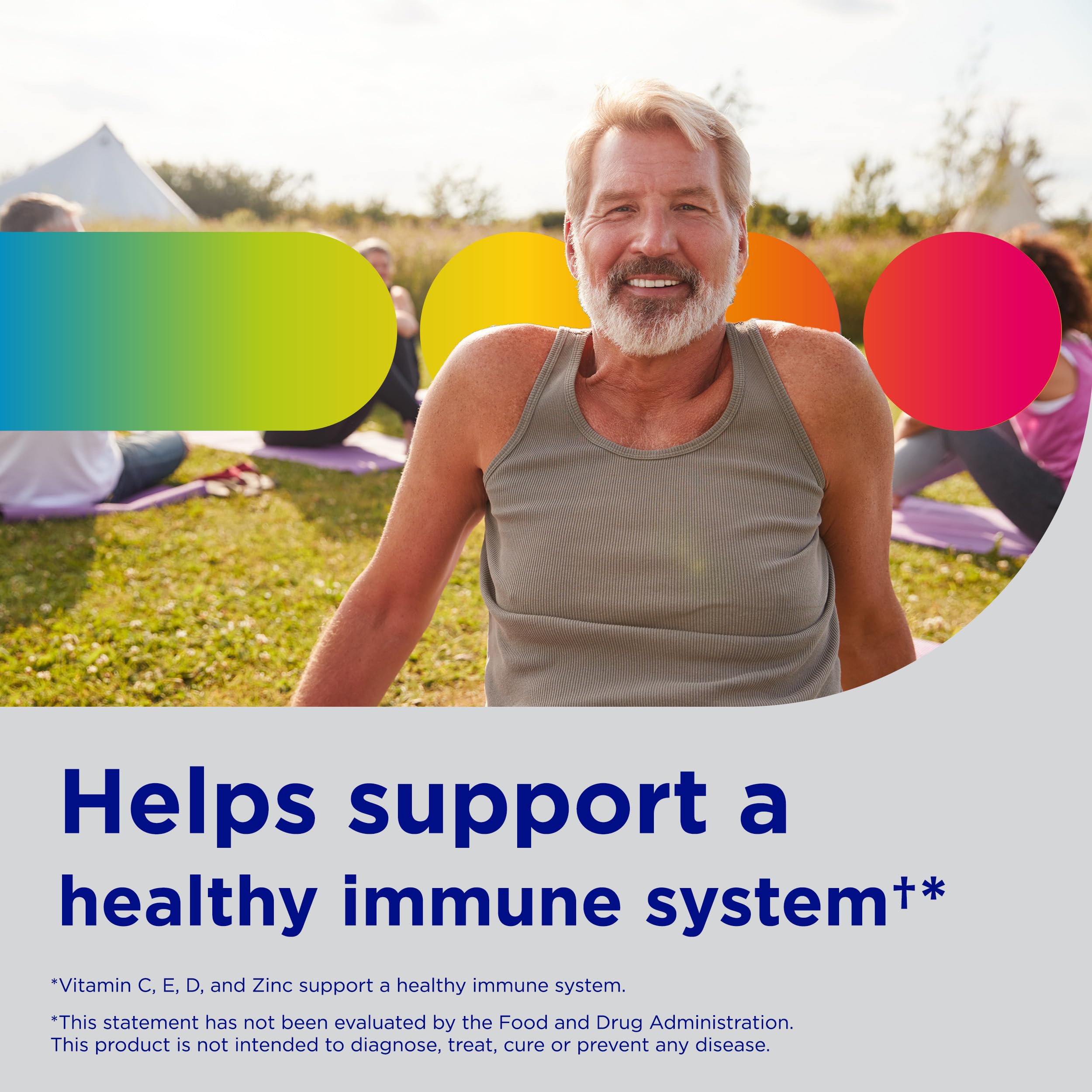 Centrum Minis Silver Multivitamin for Men 50 Plus, Multivitamin/Multimineral Supplement, Vitamin D3, B-Vitamins and Zinc, Non-GMO Ingredients, Supports Memory and Cognition in Older Adults - 280 Ct