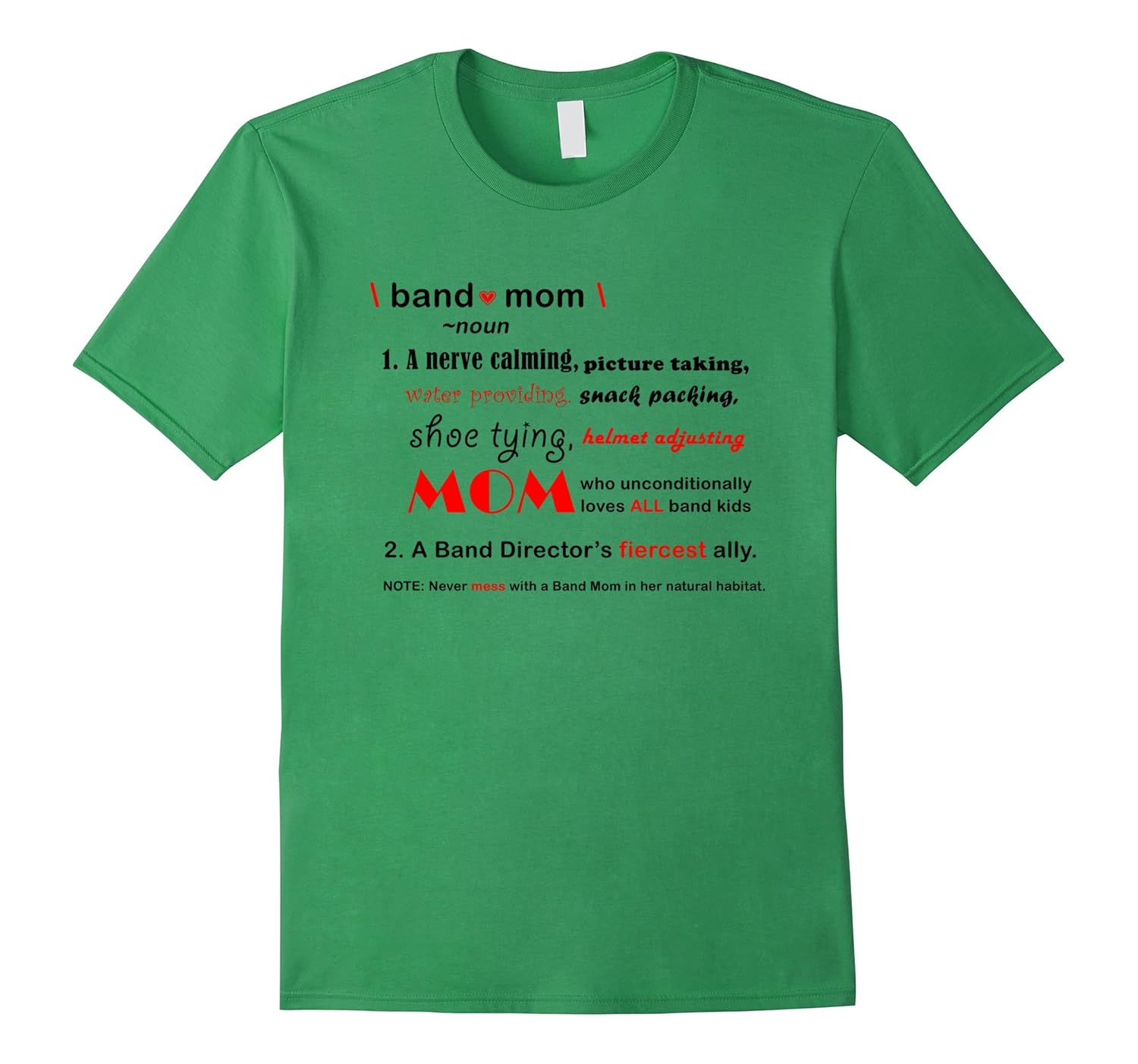 Band mom Noun TShirt Great Gift Funny Quotes Band Mom NounTD theteejob