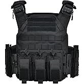 GFIRE Tactical Vest - Airsoft Lightweight Modular 3D Breathable Quick Release Vest, Adjustable Tactical Gear for Training