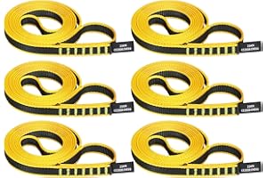 KLYTORX 18mm Nylon Climbing Sling Runner 23KN CE2008/EN566 Certified - Webbing Straps for Outdoor Rock Climbing, Rappelling, Swing, Yoga Hammock etc