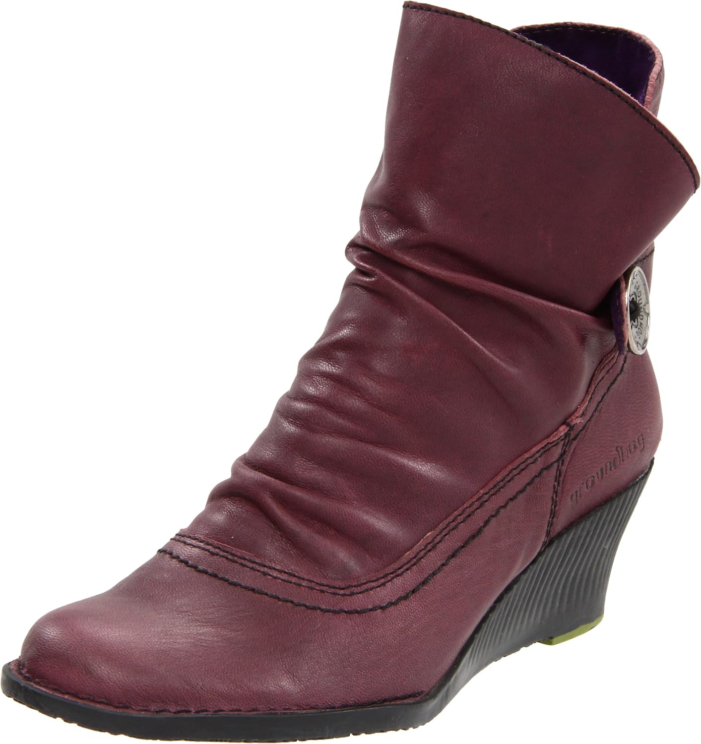 Groundhog Women�s Togo Eggplant Ankle Boot P960145002 3 UK