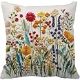 Lofaris Sister Themed Throw Pillow Cover 18x18 Inch - Alpaca Floral Design Inspirational Gift For Sister, Home Decor - View #4