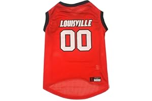 PETS FIRST NCAA Basketball Pet Jersey LOUISVILLE CARDINALS Dog Jersey, X-Small