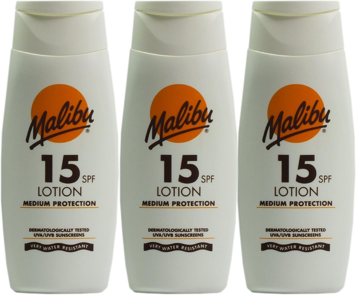 3x Malibu Sun Tan Lotion SPF15 200ml Amazon.co.uk Beauty