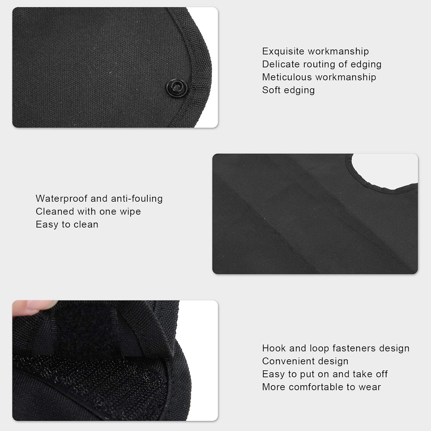 ZJchao Adult Bib, Waterproof Soft Apron Prevent from Catch Leaked Meals feeding bibs adult Clothing Protector - Image 4