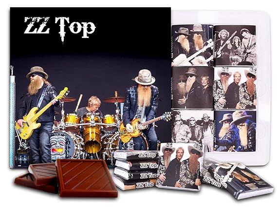 Amazon Com Da Chocolate Candy Souvenir Zz Top Chocolate Set 5x5