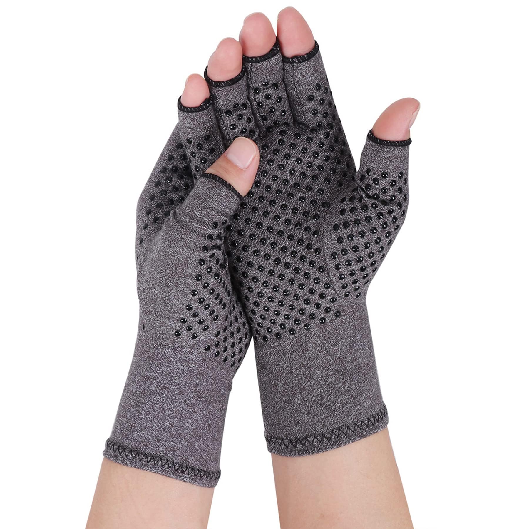 Gebell Fingerless Gloves For Women Men – Breathable Soft Cotton Half Finger Glove Spandex Blend, Comfortable Fit, Moisture-Wicking, Ideal for Sports Working