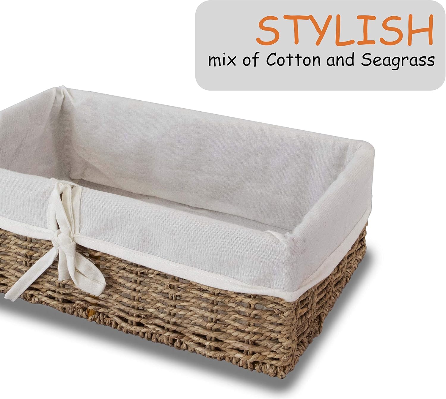 Decoración del hogar Cestos de almacenaje Organizador de Armario cestas