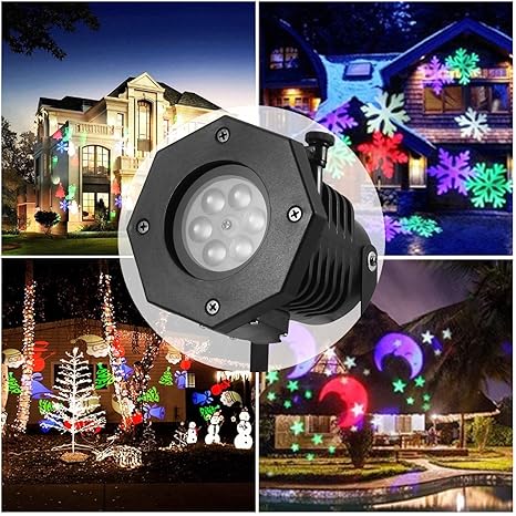 LED Halloween paisaje proyector, lámpara impermeable ...