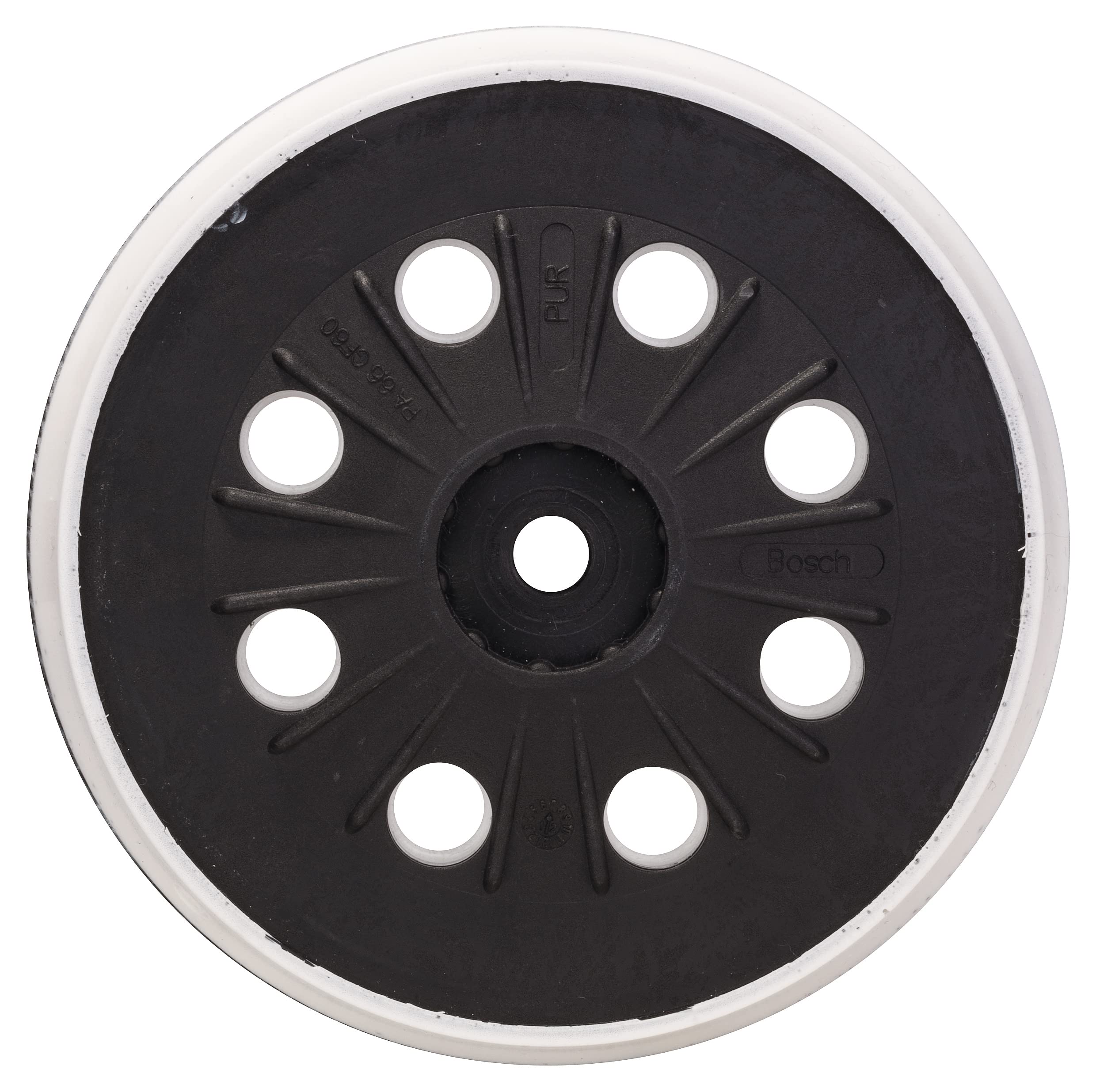 Bosch Accessories 1x Backing Pad (Paint, Plaster, Ã˜ 125 mm, 8 Hole, Medium-Hard, Accessoires Random Orbital Sanders)