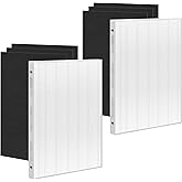 Filters Set Compatible with Fellowes AeraMax 300 True HEPA Filter Replacement for Air Purifier Aera-Max 290 DX95 AP-300PH HF-300, Part# 9287201, Includes 2 True HEPA & 6 Extra Carbon Pre-Filter