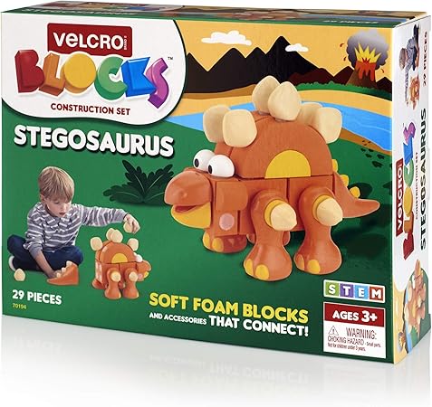 velcro blocks dinosaur