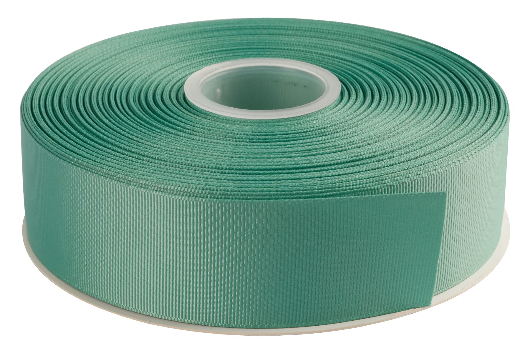 AVANAVA 38mm Wide Grosgrain Ribbon - 45 Meters, Ideal for Gift Wrapping, Hair Bows, Home Decor, Flower Arrangement (564-Biscay Green)