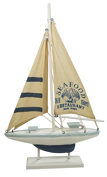 khevga Maritime Bad-Dekoration Schiff Dekoration Holz-Boot