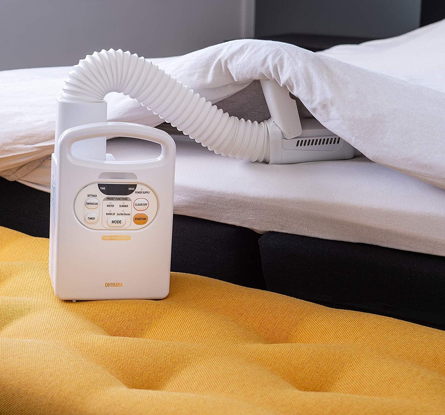 Iris Ohyama Quilt Dryer, White, 16x36x2.5cm BigaMart