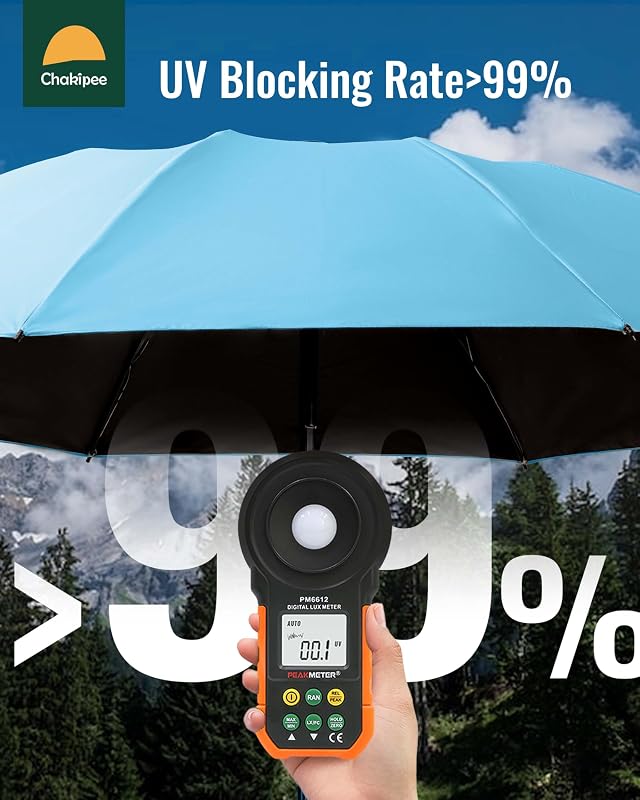 Parapluie Pliant inversé Compact Anti UV- Parapluie Femme Automatique Resistant Vent, Parapluies de Voyage Portables, Revêtement en polyester 210T, Portée 106 cm, 8 Sections — photo 3 sur 8